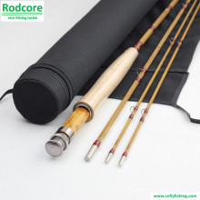 7ft6in 4wt Hecho a mano Splitted Tonkin Bamboo Fly Rod